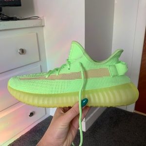 Neon glow in the dark Yeezys